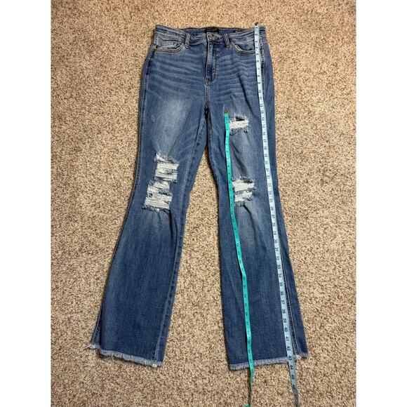 Judy Blue Woman's Jeans/Pants size 13/31 Boot Cut; Blue Denim - Picture 4 of 12